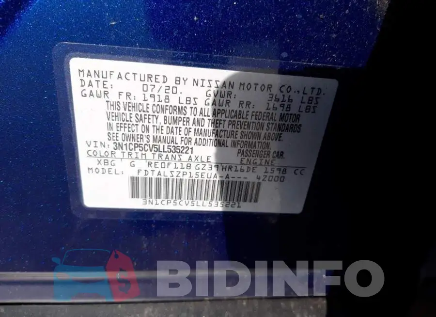 3N1CP5CV5LL535221 Photo# 13