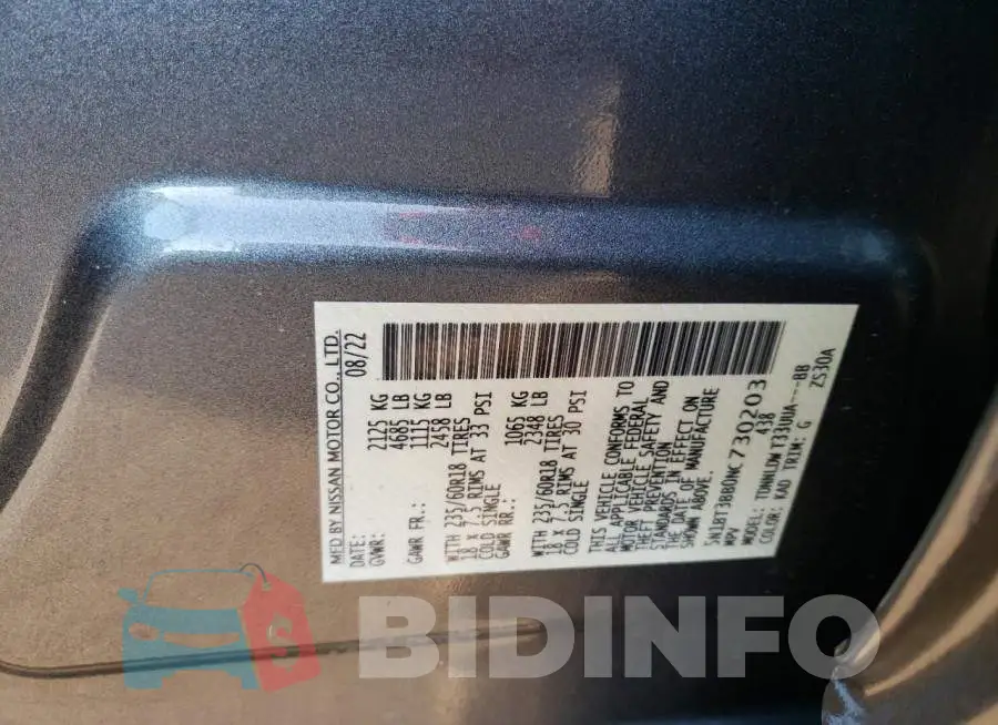 5N1BT3BB0NC730203 Photo# 13