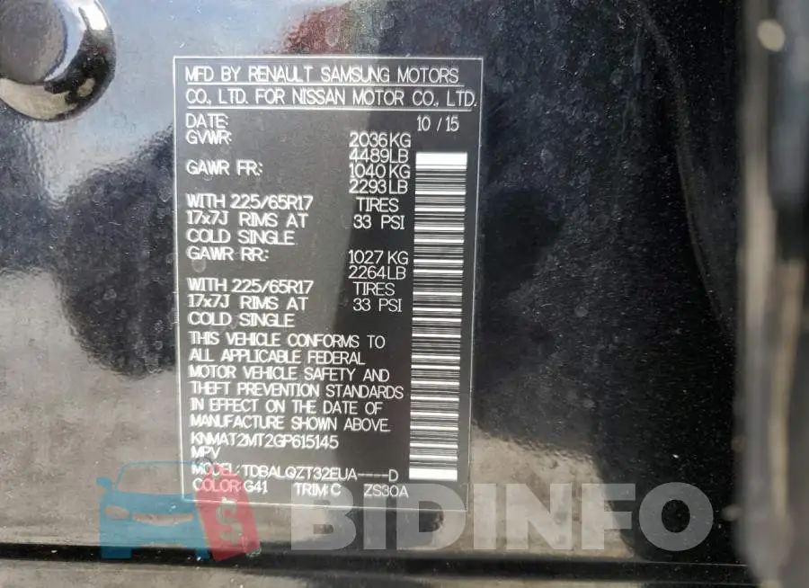 KNMAT2MT2GP615145 Photo# 13