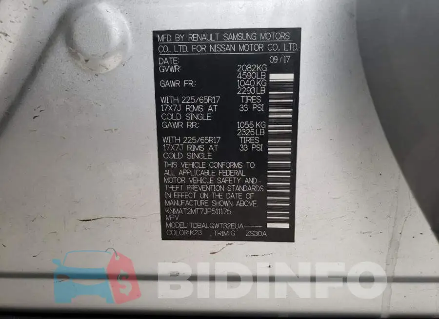 KNMAT2MT7JP511175 Photo# 14