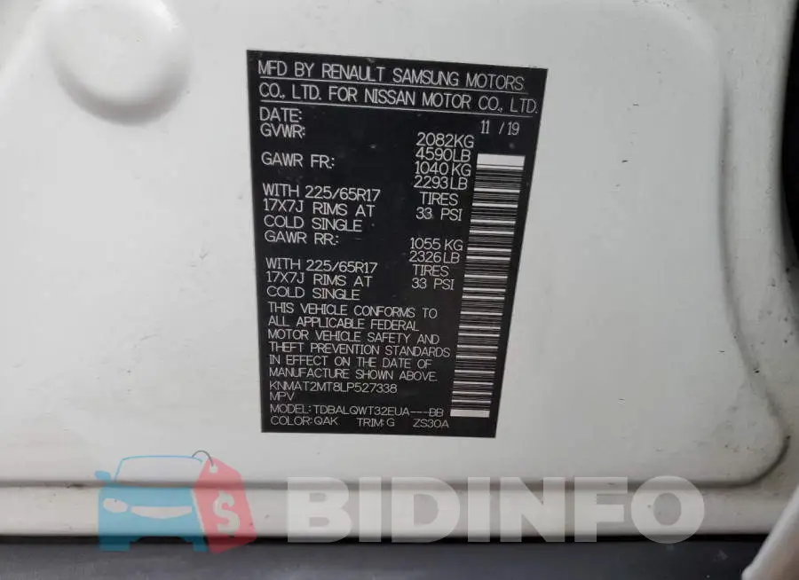 KNMAT2MT8LP527338 Photo# 13