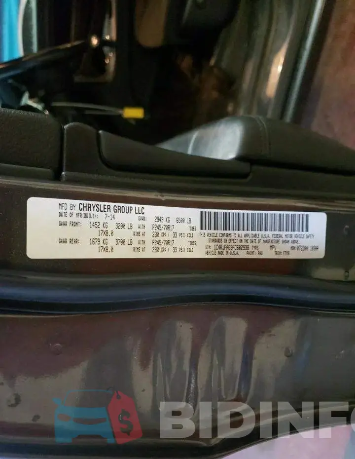 1C4RJFAG9FC602938 Photo# 14
