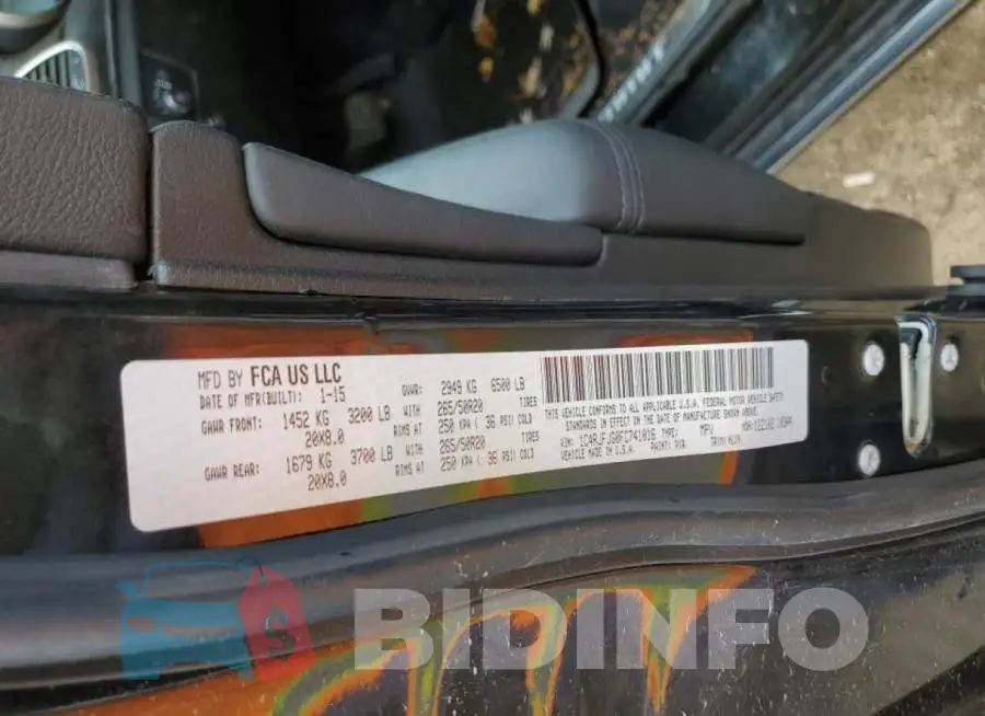 1C4RJFJG0FC741016 Photo# 13