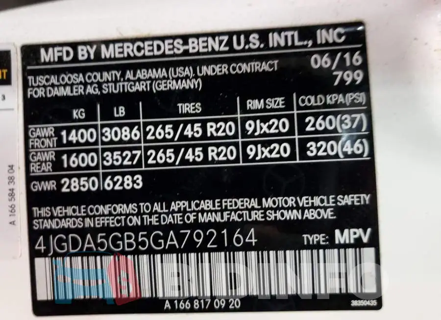4JGDA5GB5GA792164 Photo# 13