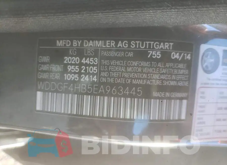 WDDGF4HB5EA963445 Photo# 12