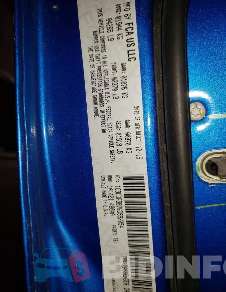 1C3CDFBB7GD592054 Photo# 12