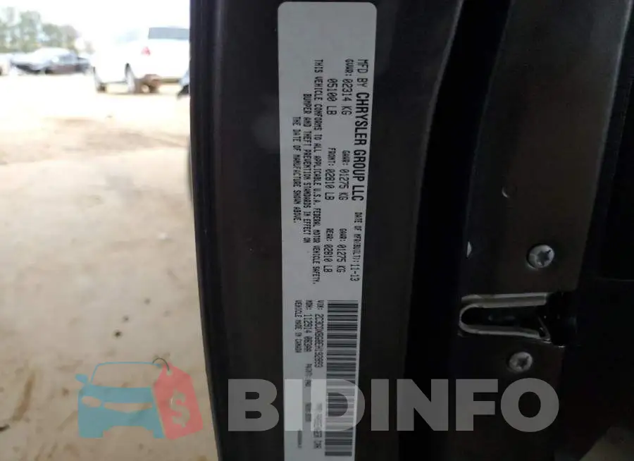 2C3CDXBG8EH192893 Photo# 10