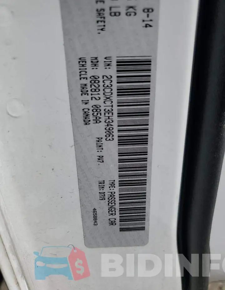 2C3CDXCT3EH349063 Photo# 12