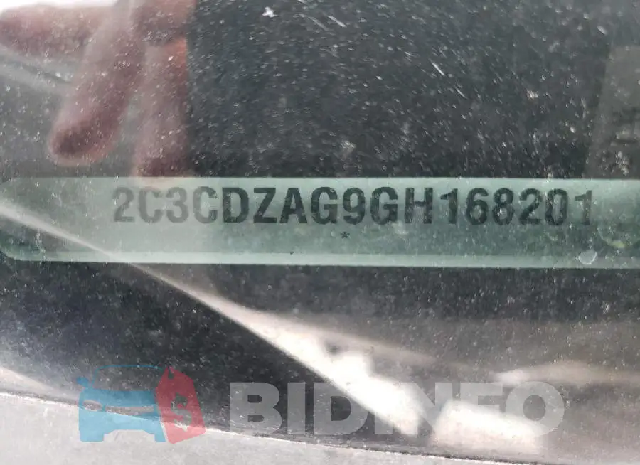 2C3CDZAG9GH168201 Photo# 12