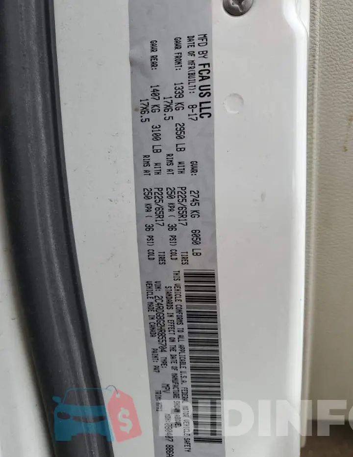 2C4RDGBG2HR855704 Photo# 14