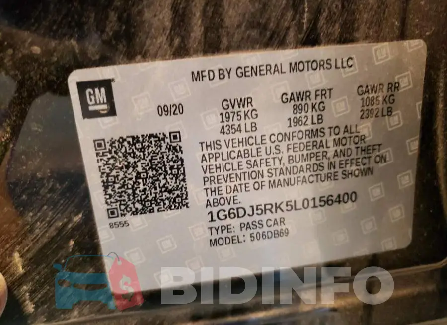 1G6DJ5RK5L0156400 Photo# 13