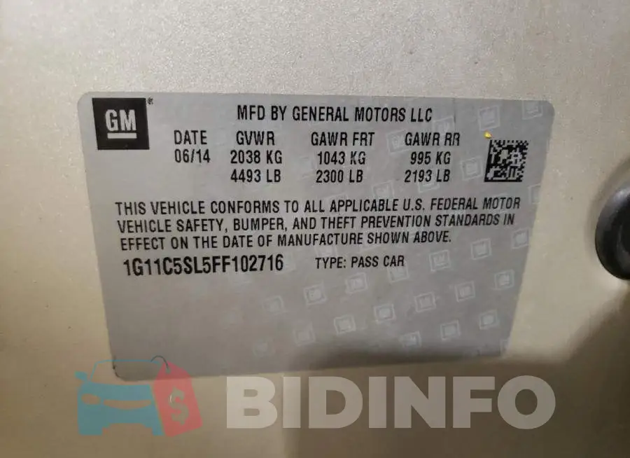 1G11C5SL5FF102716 Photo# 12