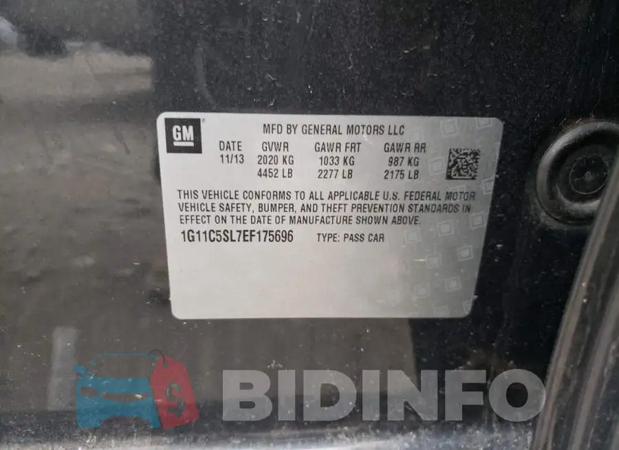 1G11C5SL7EF175696 Photo# 12