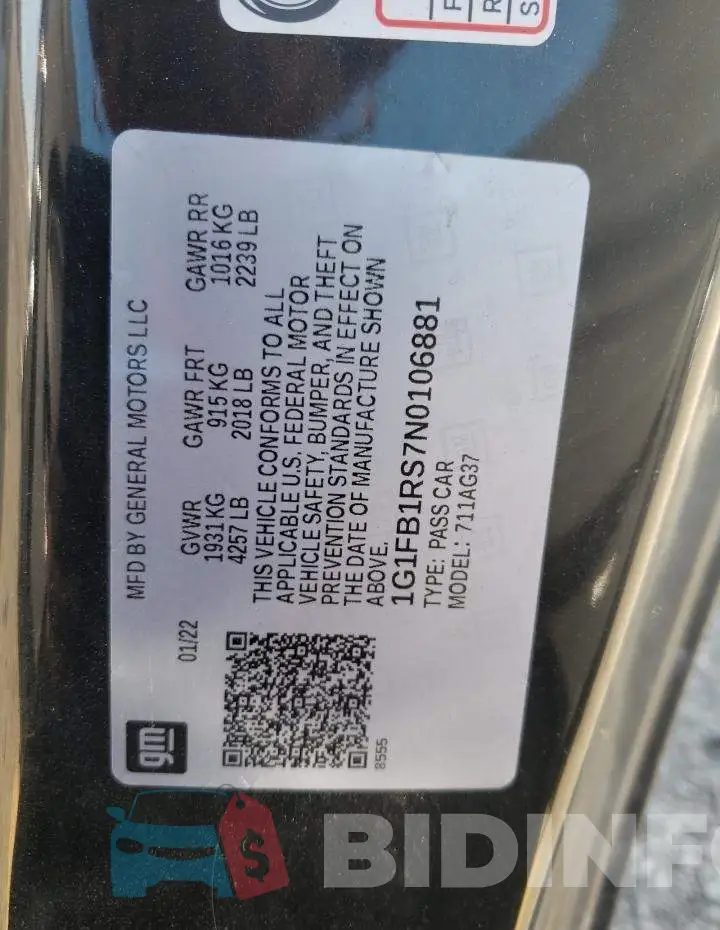 1G1FB1RS7N0106881 Photo# 10