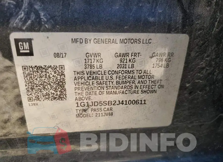 1G1JD5SB2J4100611 Photo# 12