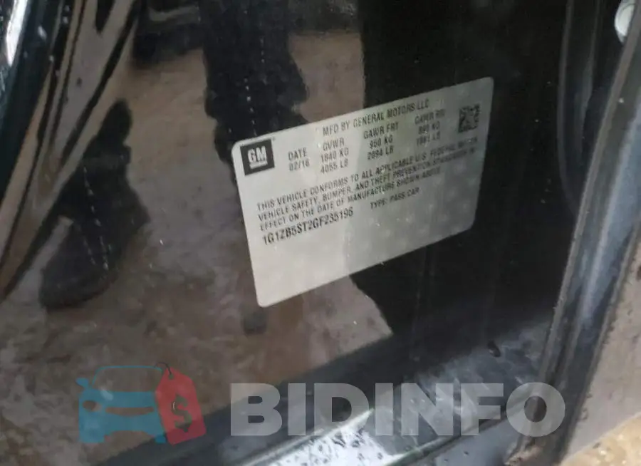 1G1ZB5ST2GF235196 Photo# 12