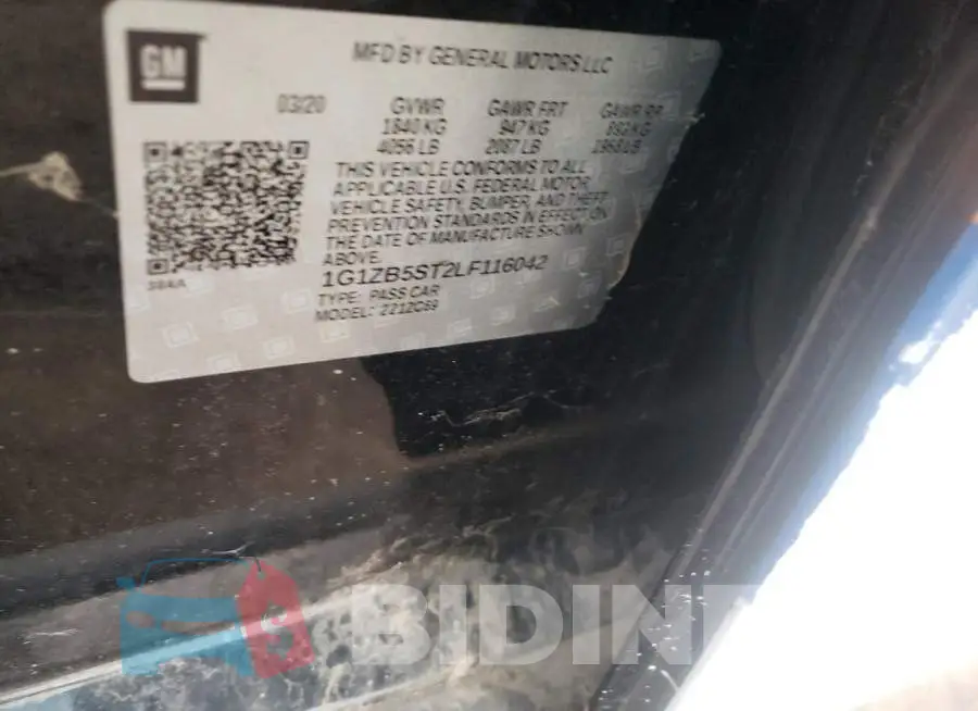 1G1ZB5ST2LF116042 Photo# 12