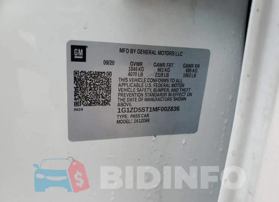 1G1ZD5ST1MF002836 Photo# 13