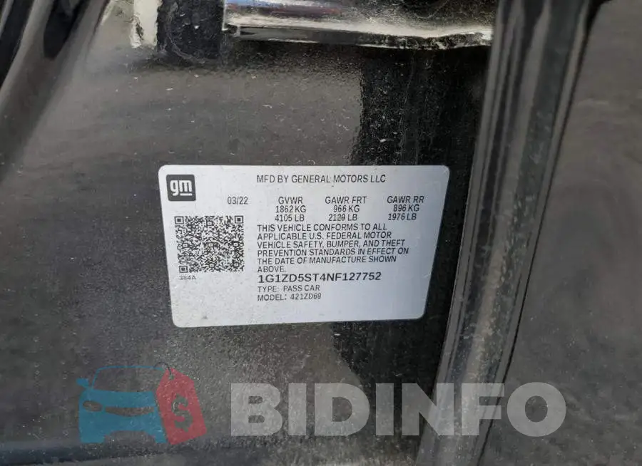 1G1ZD5ST4NF127752 Photo# 12