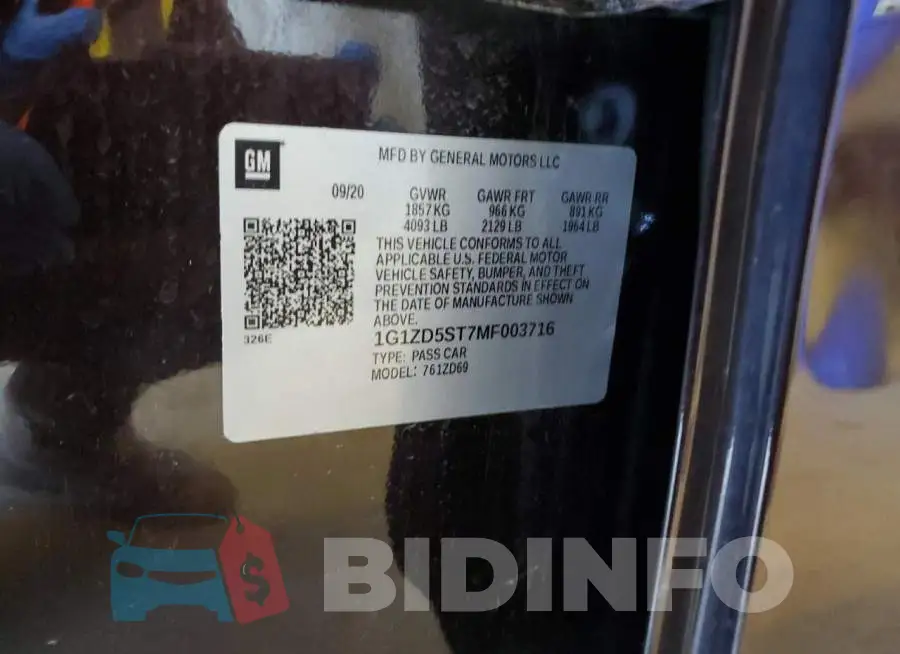 1G1ZD5ST7MF003716 Photo# 12