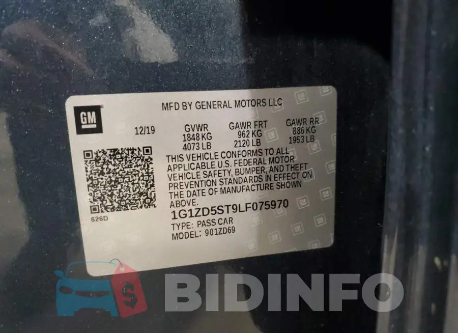 1G1ZD5ST9LF075970 Photo# 12
