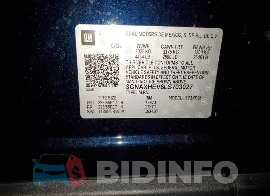 3GNAXHEV6LS703027 Photo# 12