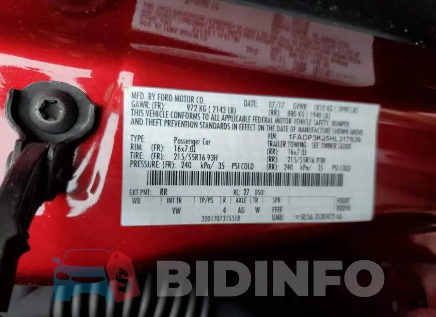 1FADP3K25HL317639 Photo# 10