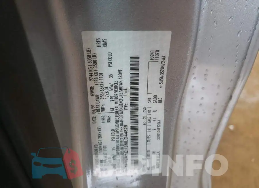 1FTER1EH3MLD44829 Photo# 12
