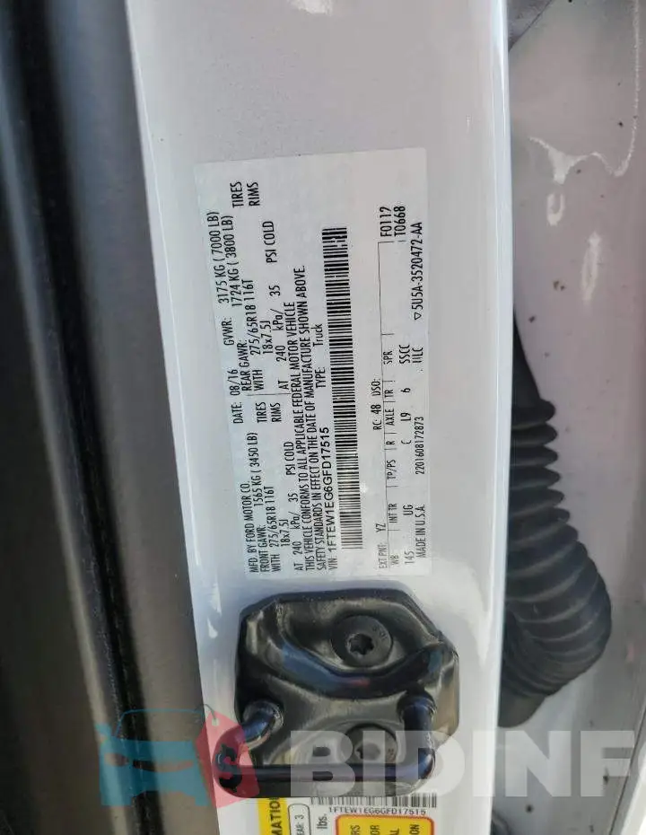 1FTEW1EG6GFD17515 Photo# 12