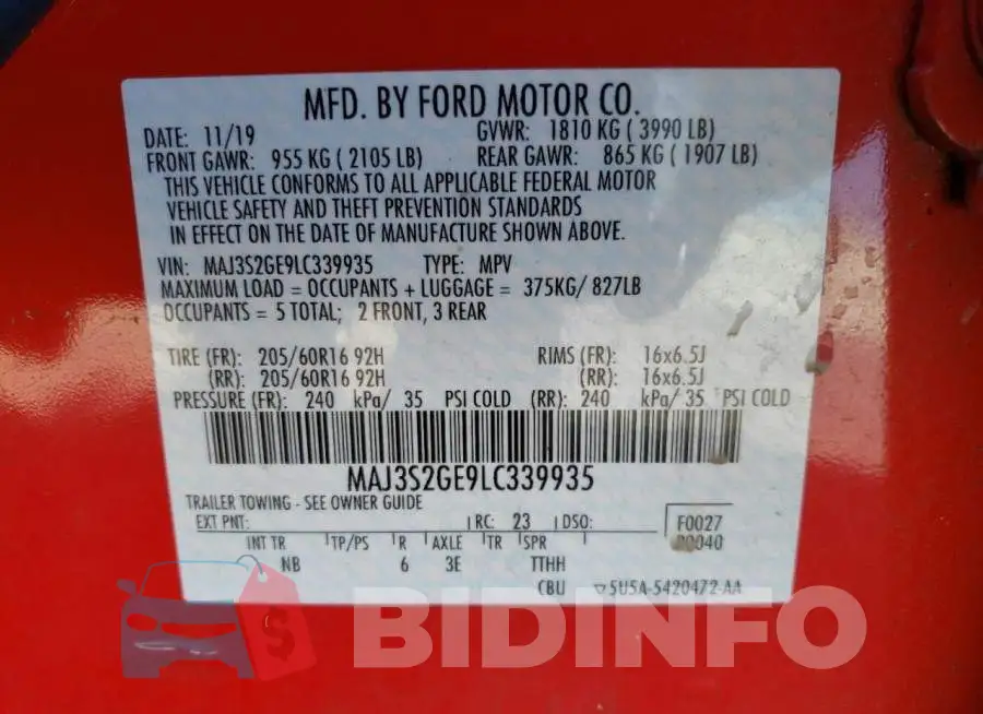 MAJ3S2GE9LC339935 Photo# 10