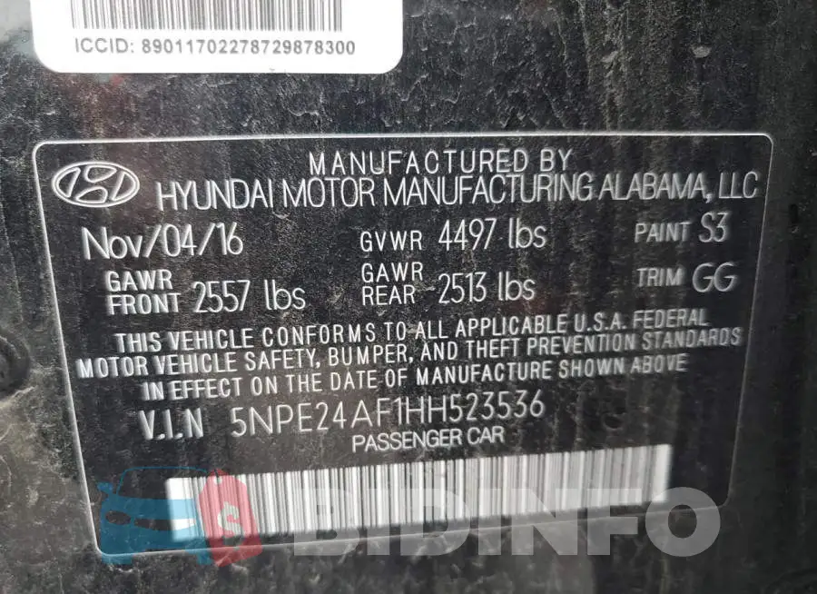5NPE24AF1HH523536 Photo# 12