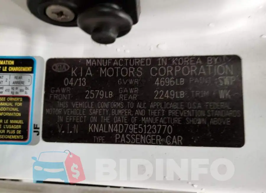 KNALN4D79E5123770 Photo# 13
