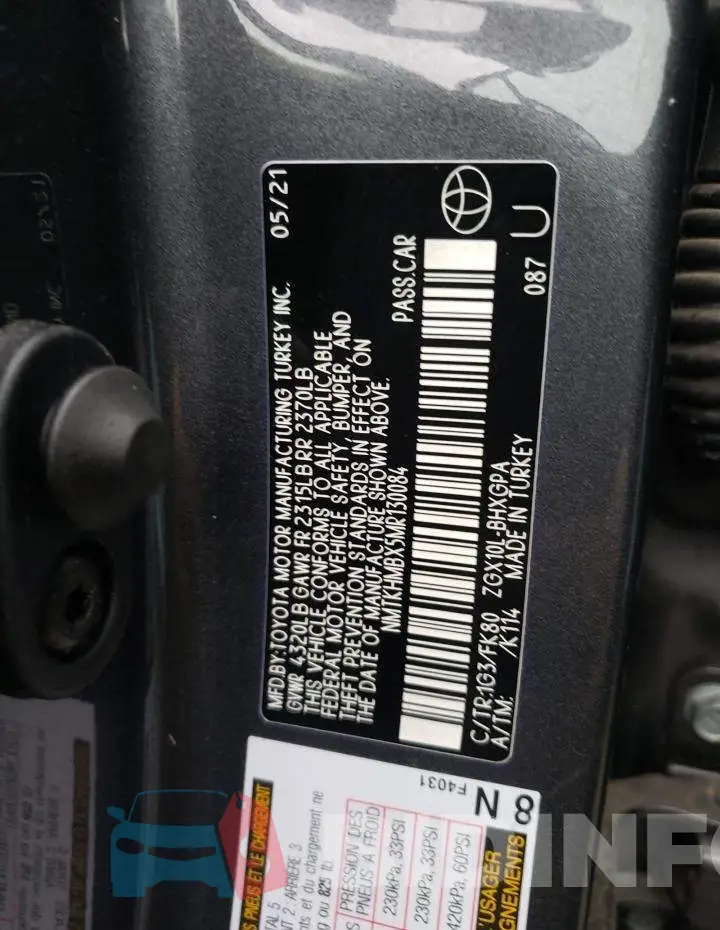 NMTKHMBX5MR130084 Photo# 12