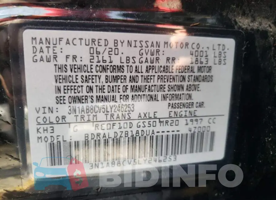 3N1AB8CV5LY246253 Photo# 12