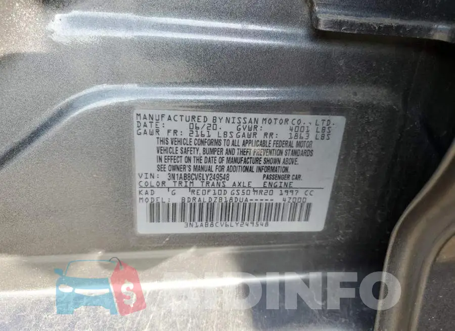 3N1AB8CV6LY249548 Photo# 12