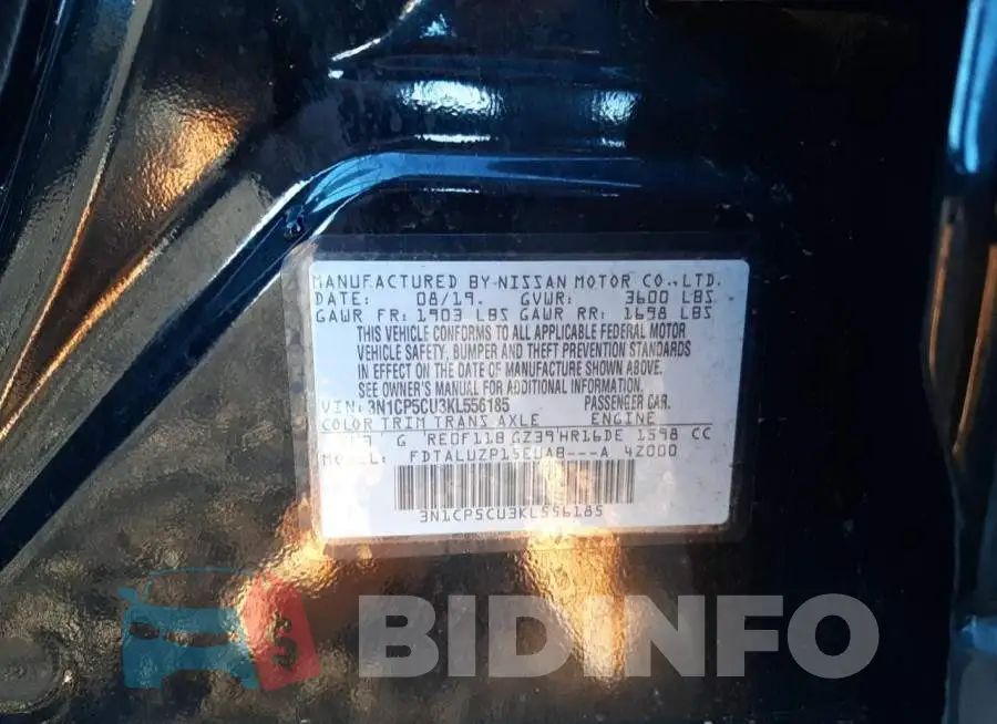 3N1CP5CU3KL556185 Photo# 13