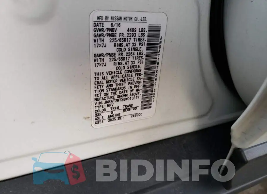 JN8AT2MTXGW013877 Photo# 13
