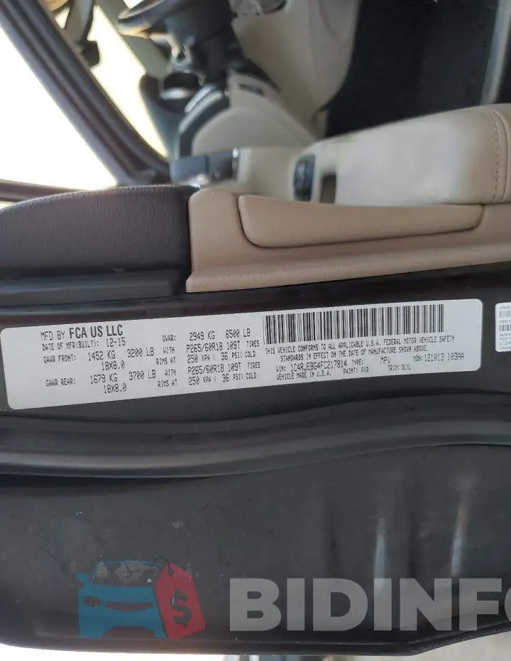 1C4RJEBG4FC217814 Photo# 14