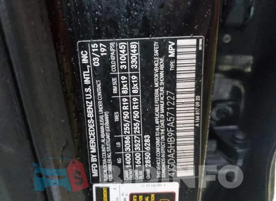 4JGDA5HB9FA571227 Photo# 13