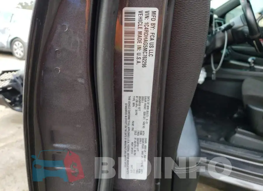 1C4RDHAG5MC762296 Photo# 13