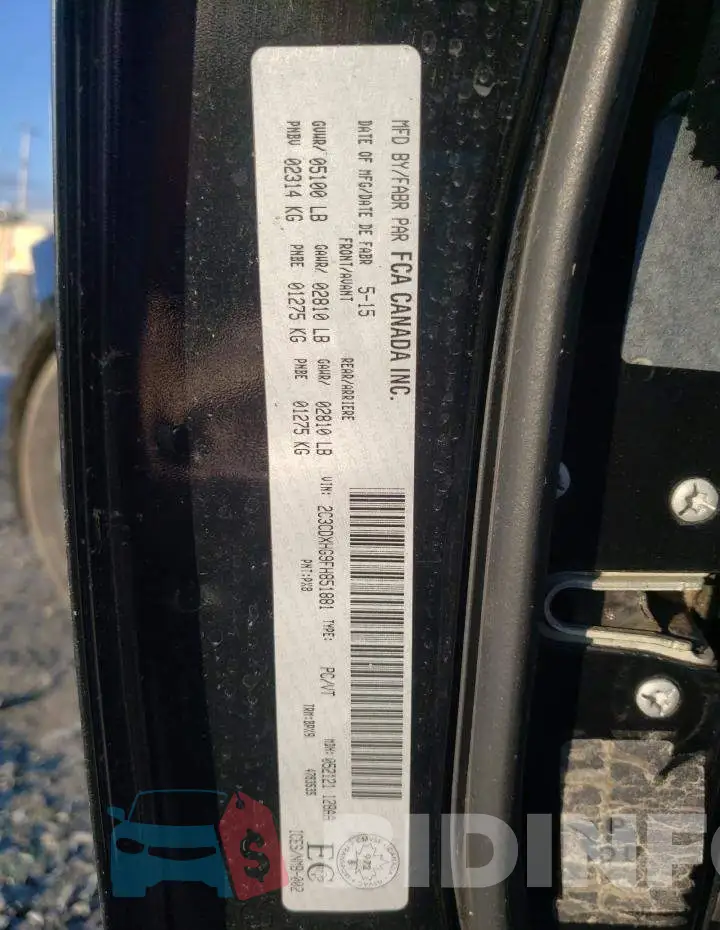 2C3CDXHG9FH851881 Photo# 13