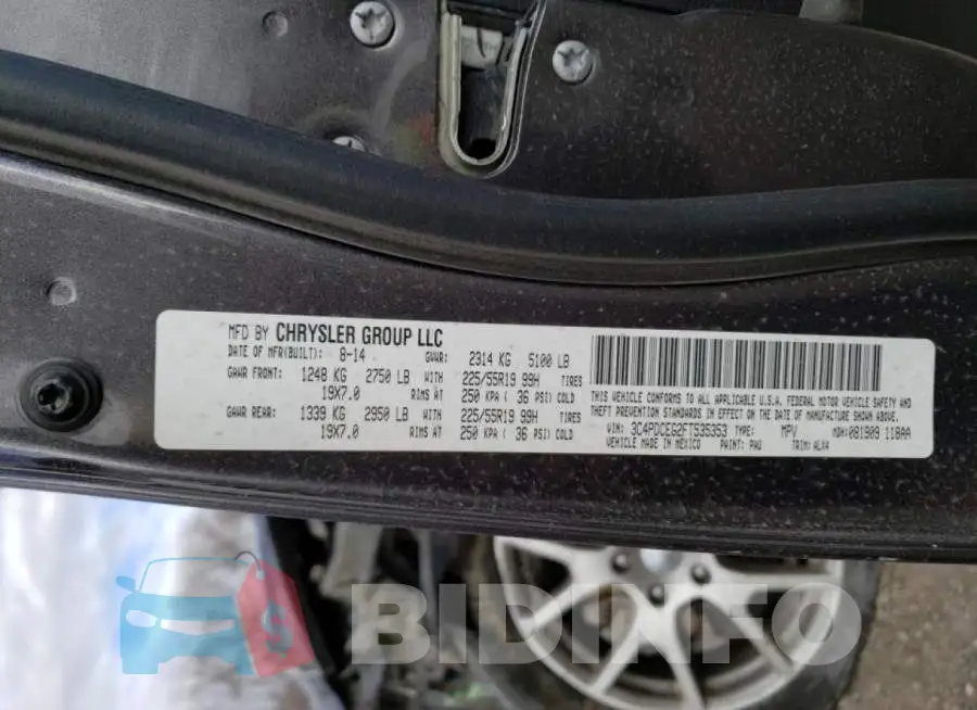 3C4PDCEG2FT535353 Photo# 13
