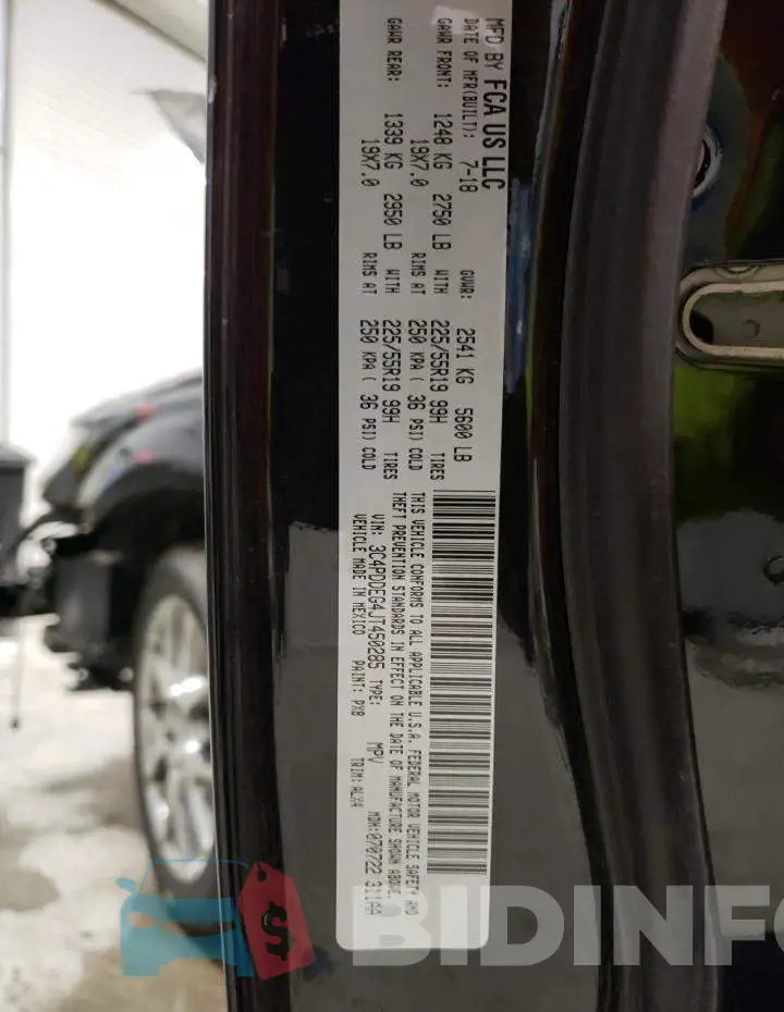 3C4PDDEG4JT450285 Photo# 13
