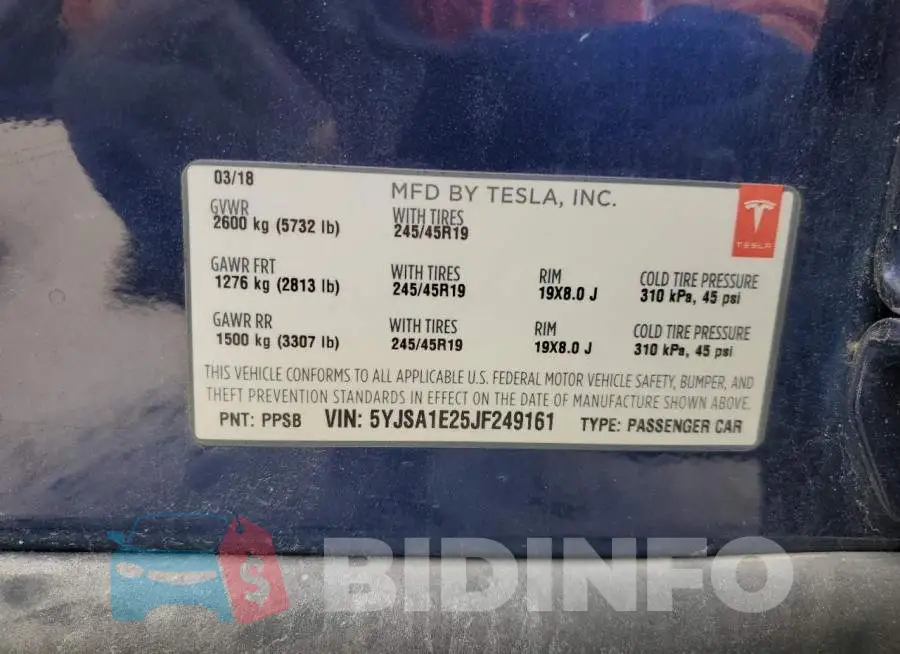 5YJSA1E25JF249161 Photo# 12