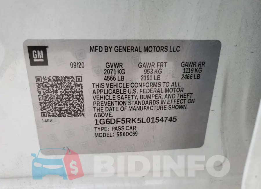 1G6DF5RK5L0154745 Photo# 12
