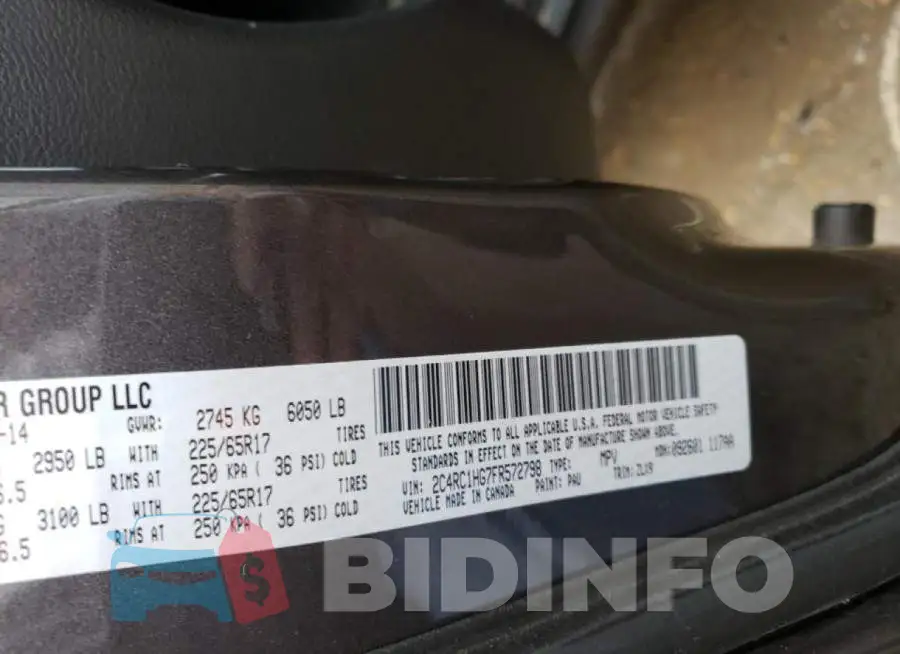 2C4RC1HG7FR572798 Photo# 14