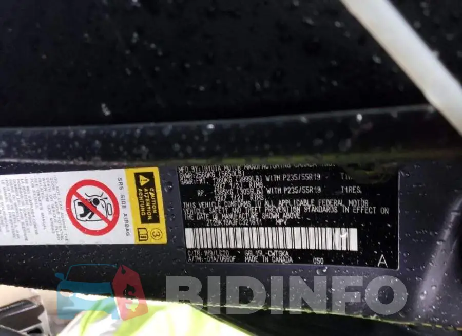 2T2BK1BA9FC321611 Photo# 12