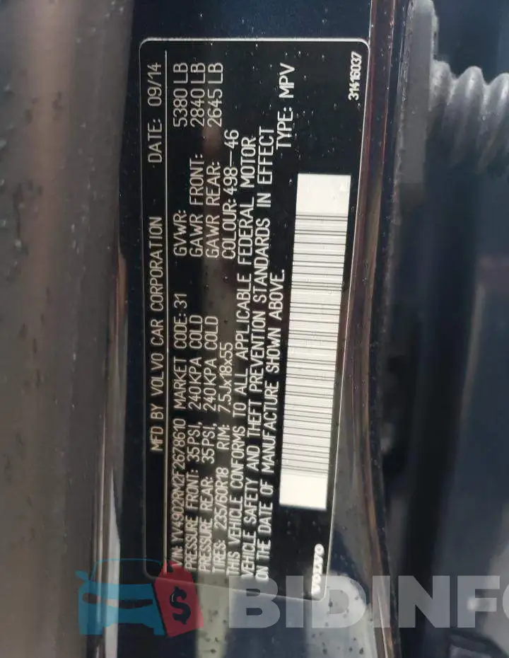 YV4902RM2F2678610 Photo# 13