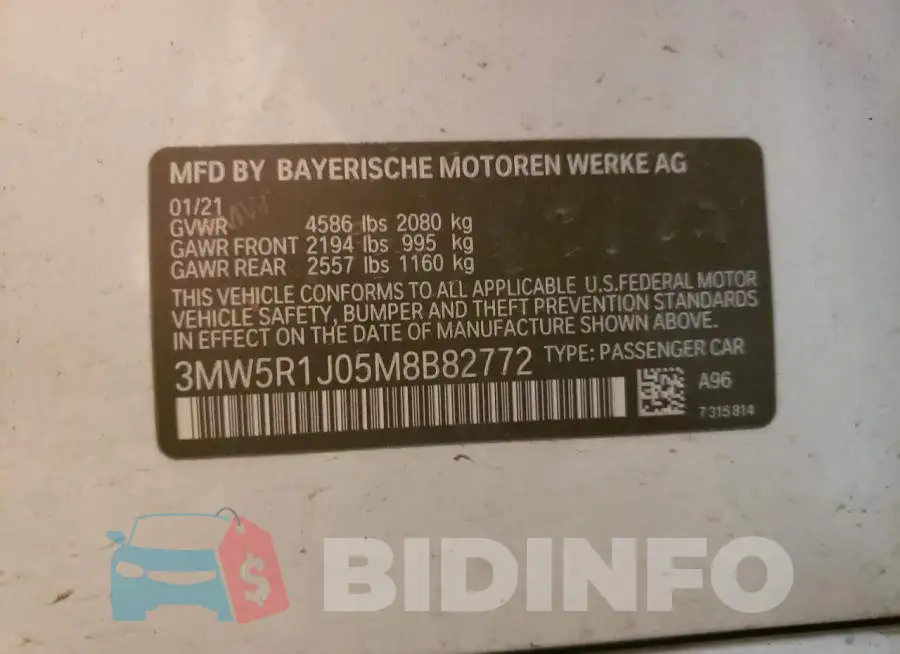 3MW5R1J05M8B82772 Photo# 12