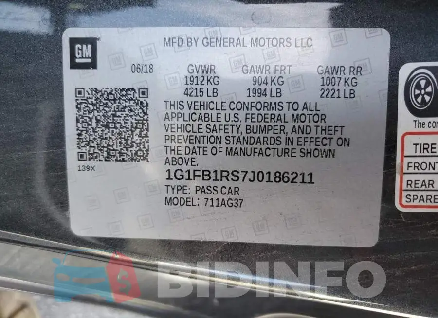 1G1FB1RS7J0186211 Photo# 10